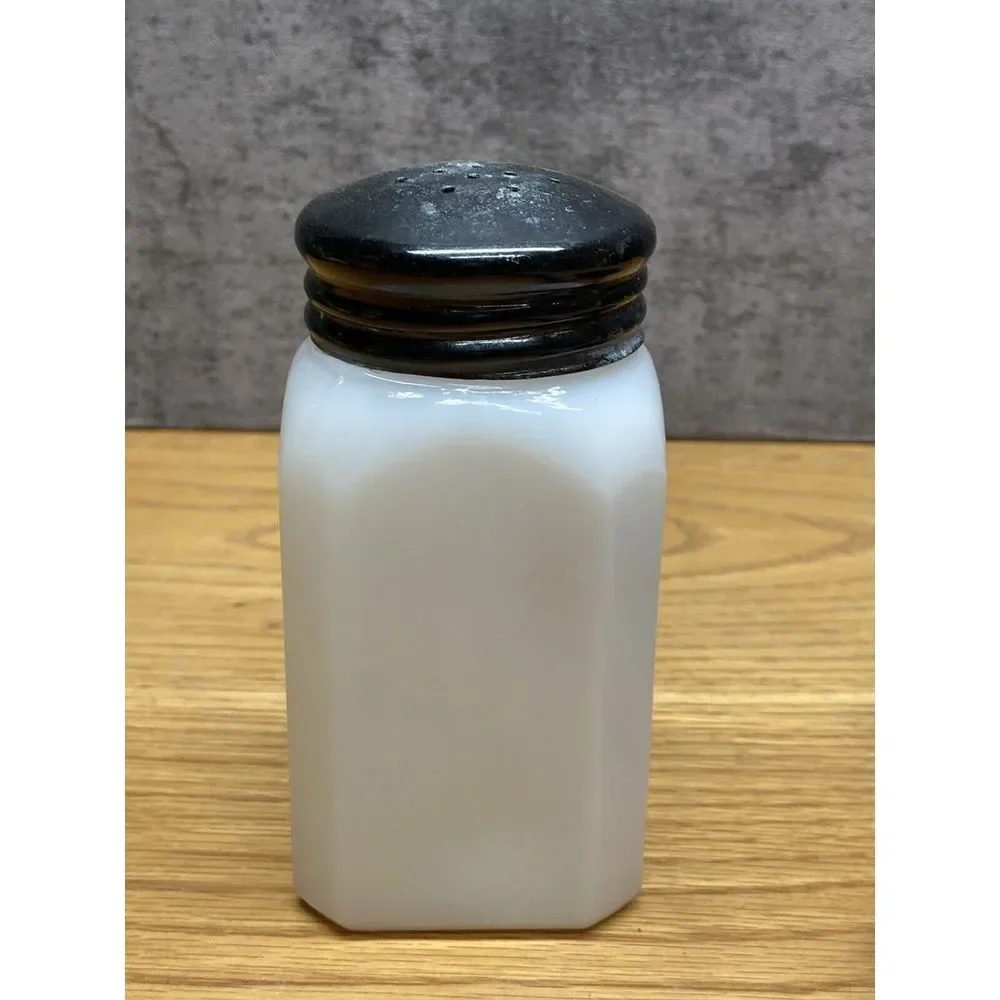 VTG McKee Milk Glass Sugar Shaker 4.5